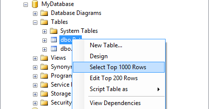 SQL Server 2008 Select Records